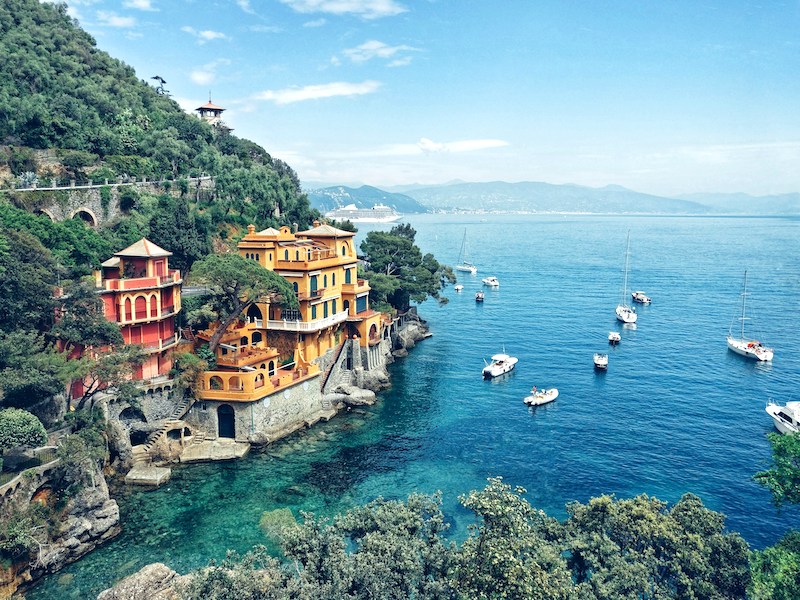Coastline in Liguria